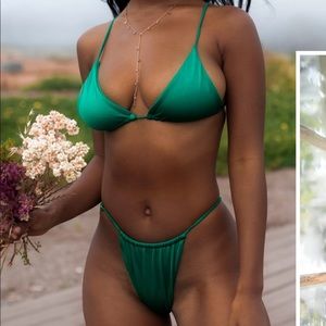 EMERALD SKATIE SET - ELLA TOP + BOBBI BOTTOMS XS/S